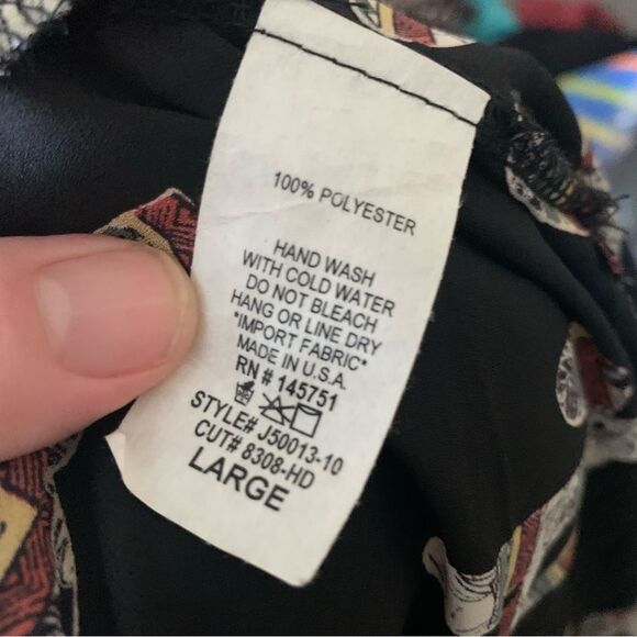 Peach Love California Sheer Cactus Long Duster Kimono Wrap Size Large - Picture 4 of 9